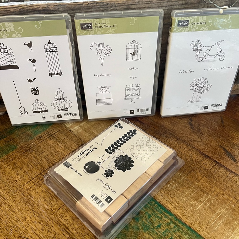 Stampin’ Up! stamps. 4 sets.